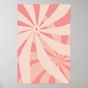 Affiche Rose Abstrait Fleur