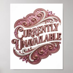 Affiche Rose Attrayant ACTUELLEMENT INDISPONIBLE