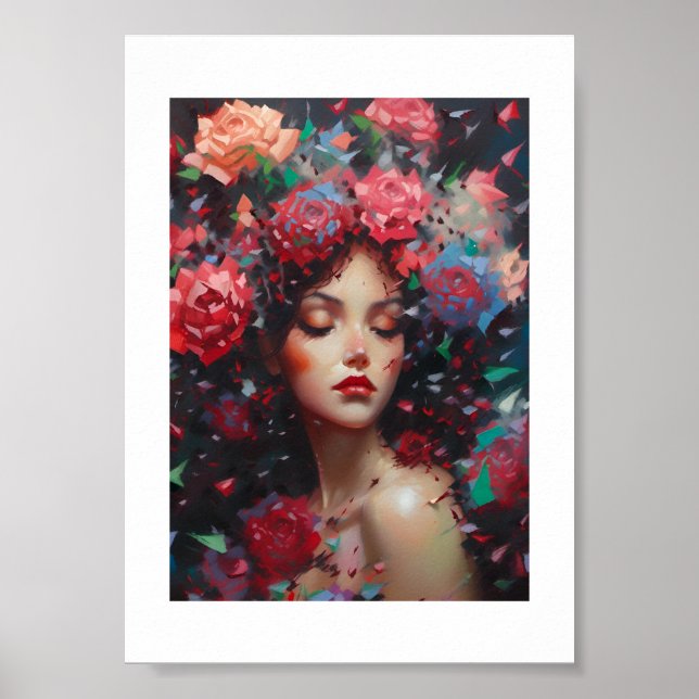 Affiche Rose Baccara (Devant)