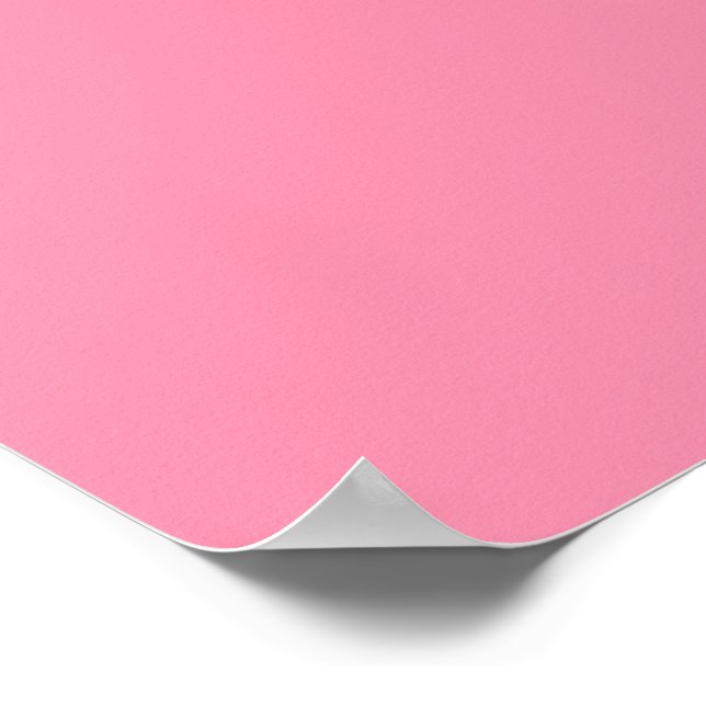 Affiche Rose Baker-Miller (couleur solide) (Coin)