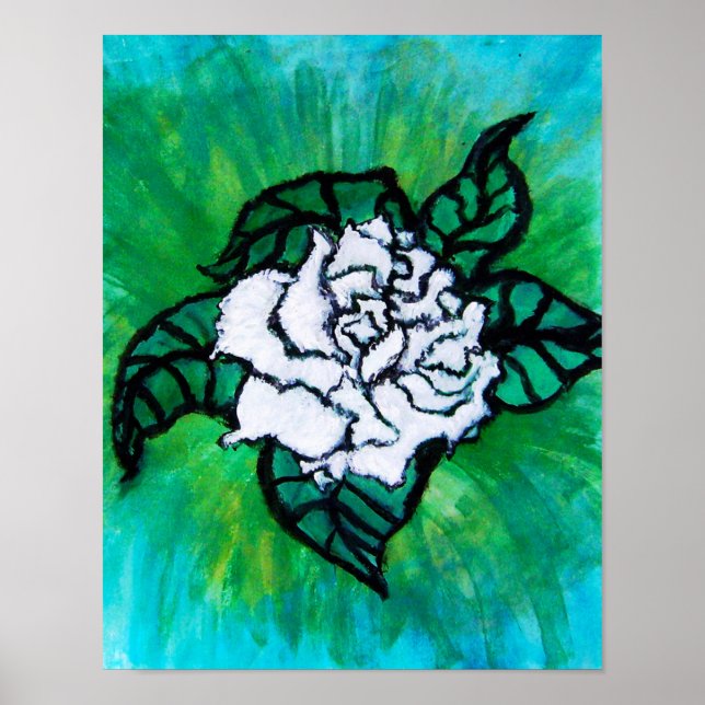Affiche Rose Blanche (Devant)