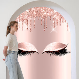 Affiche Rose Blush Parties scintillant Drives Eyelashes Be