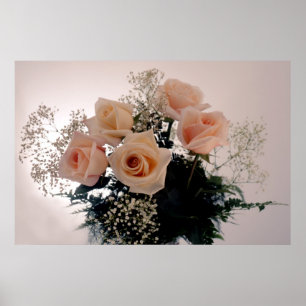 Affiche Rose Bouquet