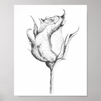 AFFICHE ROSE BUD