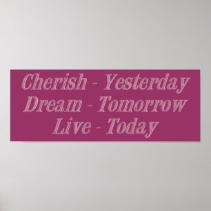 Affiche Rose chéri