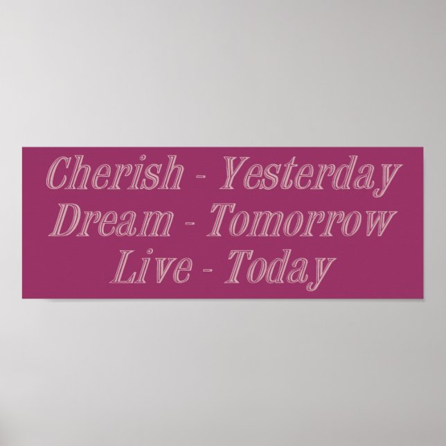 Affiche Rose chéri (Devant)
