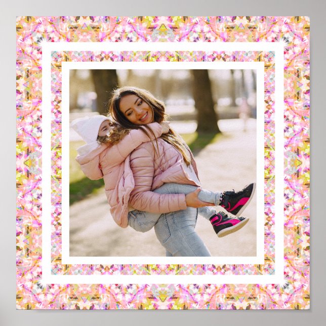 Affiche Rose clair (Devant)