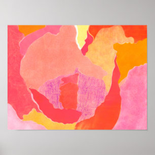 Affiche Rose de chou IV