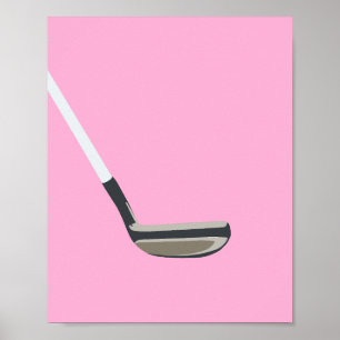 Affiche Rose de golf