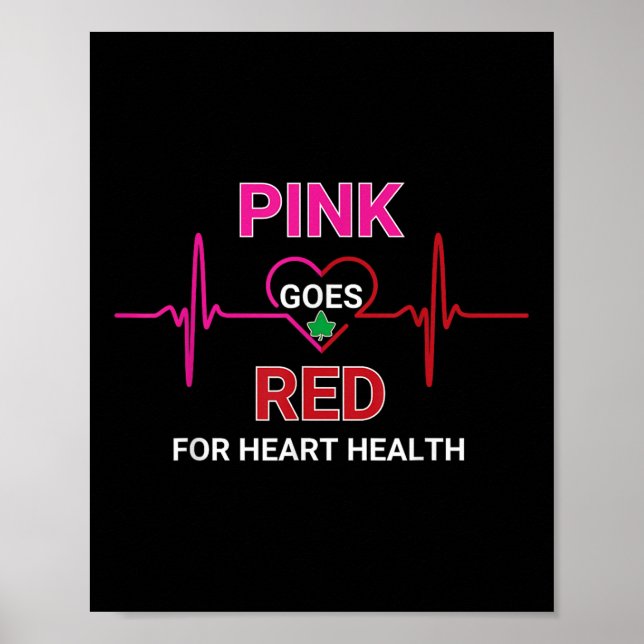 Affiche Rose devient rouge, Aka Cardiologie (Devant)