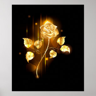 Affiche Rose d'or ( rose d'or )