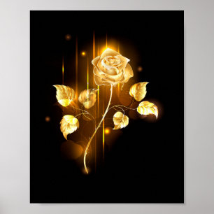 Affiche Rose d'or ( rose d'or )