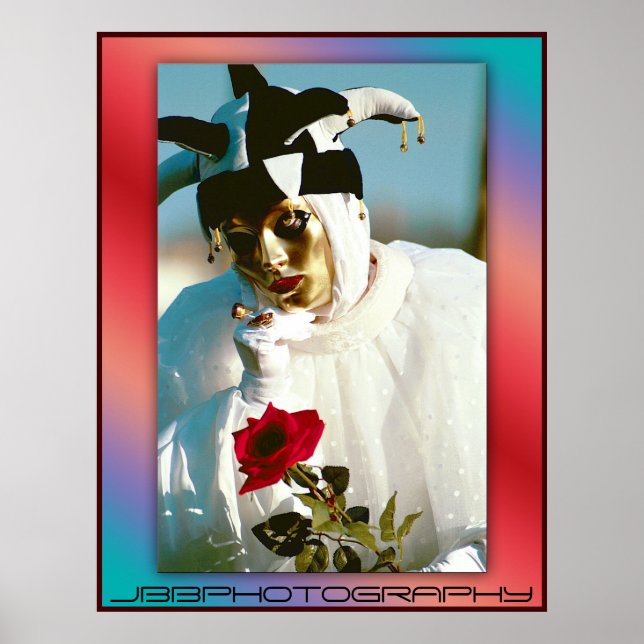 Affiche rose du carnaval (Devant)