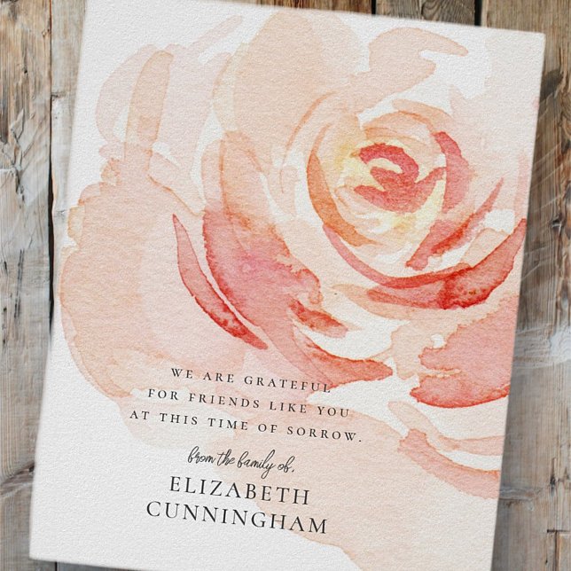 Affiche Rose Fleur de Couleur à l'Aquarelle Élégante Chic (Créateur téléchargé)
