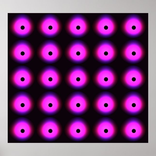 Affiche Rose foncé Abstrait : brillant sans joint (Devant)