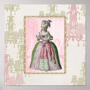 Affiche Rose française