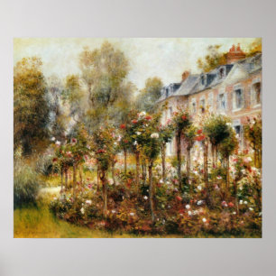 Affiche Rose Garden Wargemont par Renoir