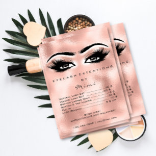 Affiche Rose Gold Blush Maquillage Yeux Lashes Prix Blush