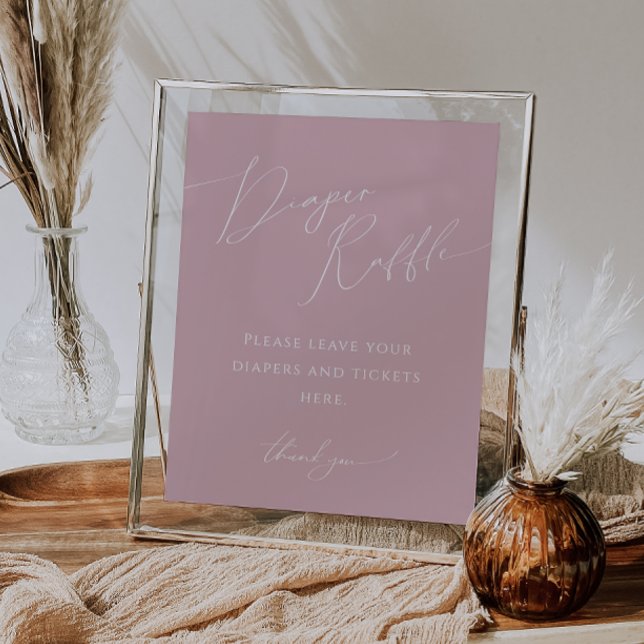 Affiche Rose lunette rose Baby shower de  (Créateur téléchargé)