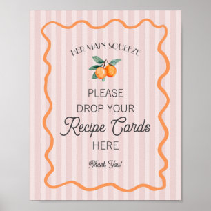 Affiche Rose Mignardise Précieuse Agrumes Partagez une Rec