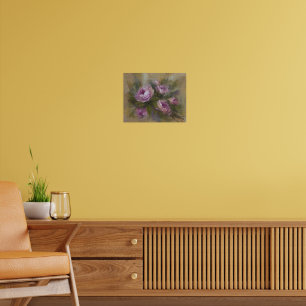 Affiche Rose Pâle