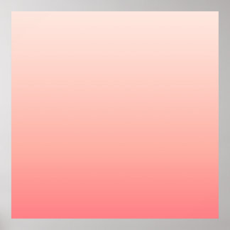 Affiche Rose pâle et dégradé de pêche