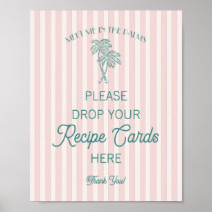 Affiche Rose Palm Springs Plage Partagez une Recette Maria