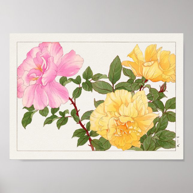 Affiche Rose par Tanigami Konan (Devant)