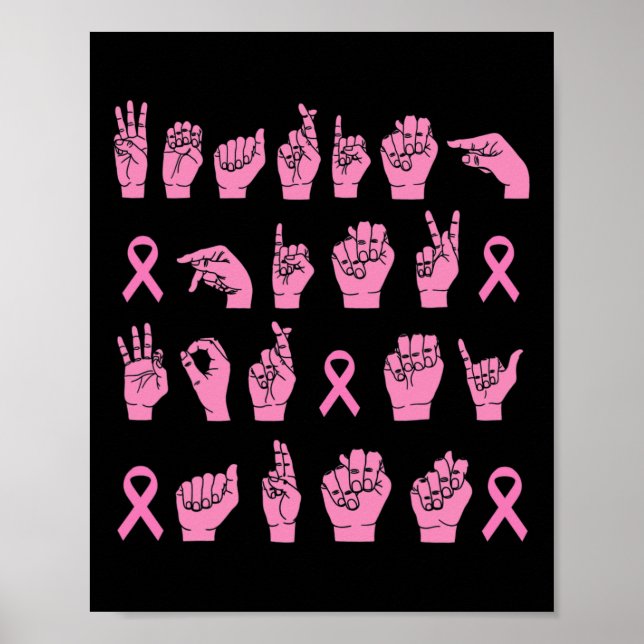 Affiche Rose pour ma tante Langue des signes Langue du sei (Devant)