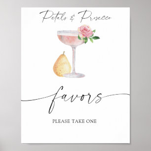 Affiche Rosé prosecco - cadeaux de mariage, prenez-en un