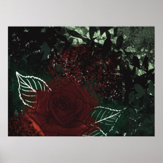 Affiche Rose Radioactive