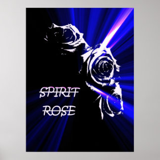 Affiche rose spirituel