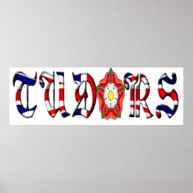 Affiche rose Tudor (Devant)