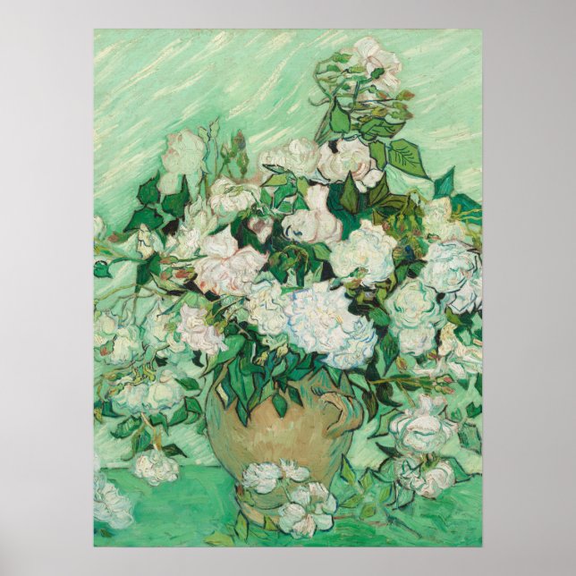 Affiche Rose - Vincent van Gogh (Devant)