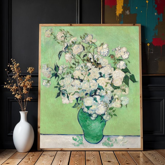 Affiche Rose, Vincent van Gogh (Créateur téléchargé)