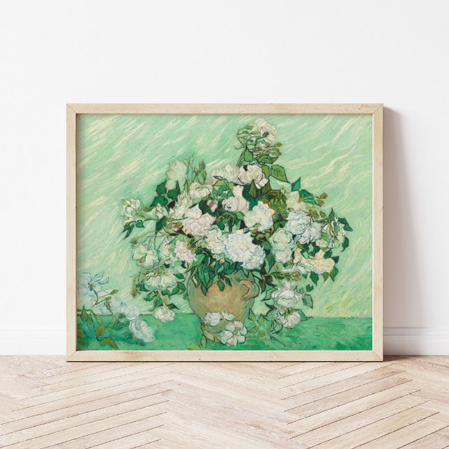 Affiche Rose | Vincent van Gogh (Créateur téléchargé)