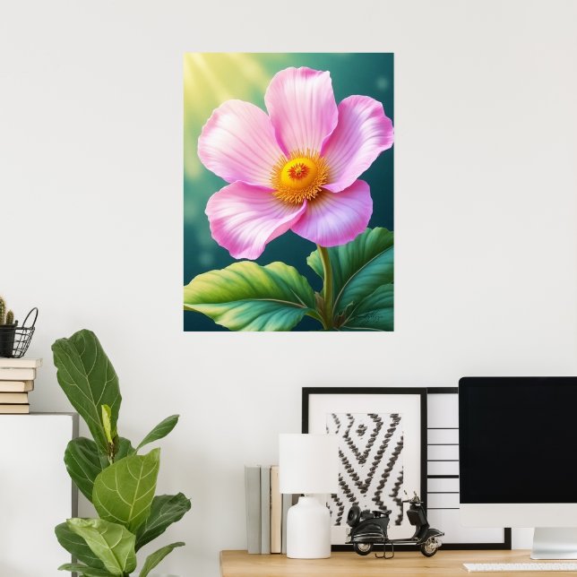 Affiche Roseate Blush (Bureau à domicile)