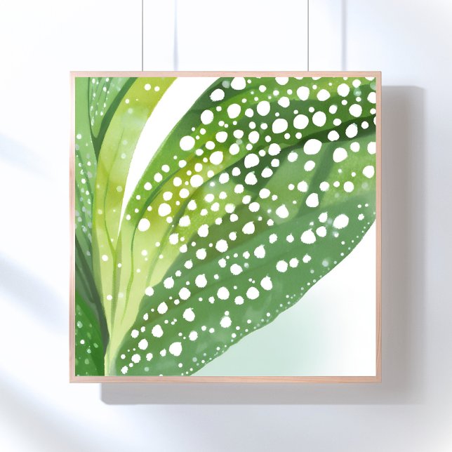 Affiche Rosée du matin | Aquarelle botanique moderne (Créateur téléchargé)