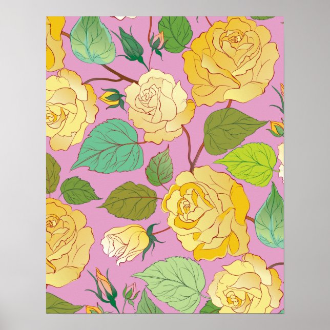 Affiche Roses 6 (Devant)