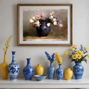 Affiche Roses by Abbott Handerson Thayer