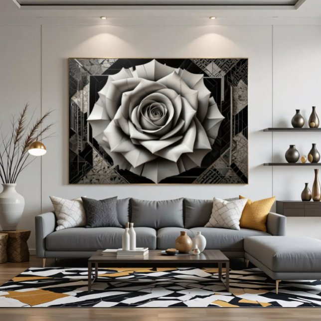 Affiche Roses de Lumière Brisée (Créateur téléchargé)