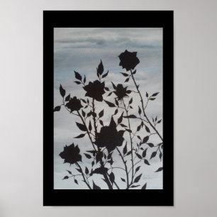 Affiche Roses doux