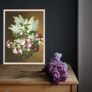 Affiche Roses et Lilacs