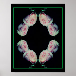 Affiche Roses roses Abstraites