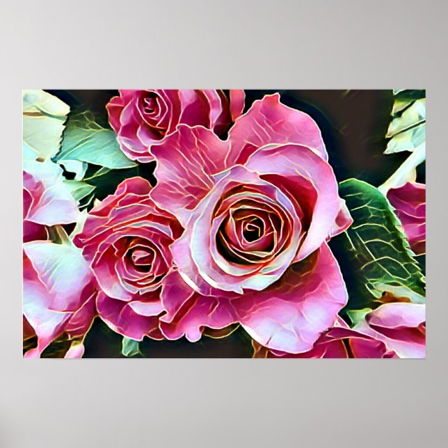 AFFICHE ROSES ROSES ROSES (Devant)
