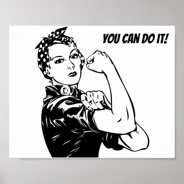 Affiche Rosie Riveter (Devant)