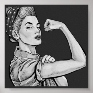 Affiche rosie the riveter
