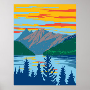 Affiche Ross Lake Washington