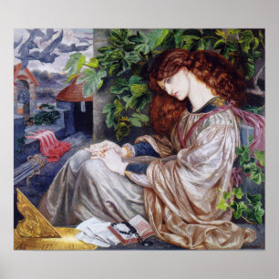 Affiche Rossetti - La Pia De Tolomei 1880