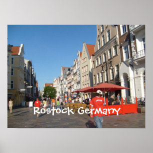 Affiche Rostock Allemagne